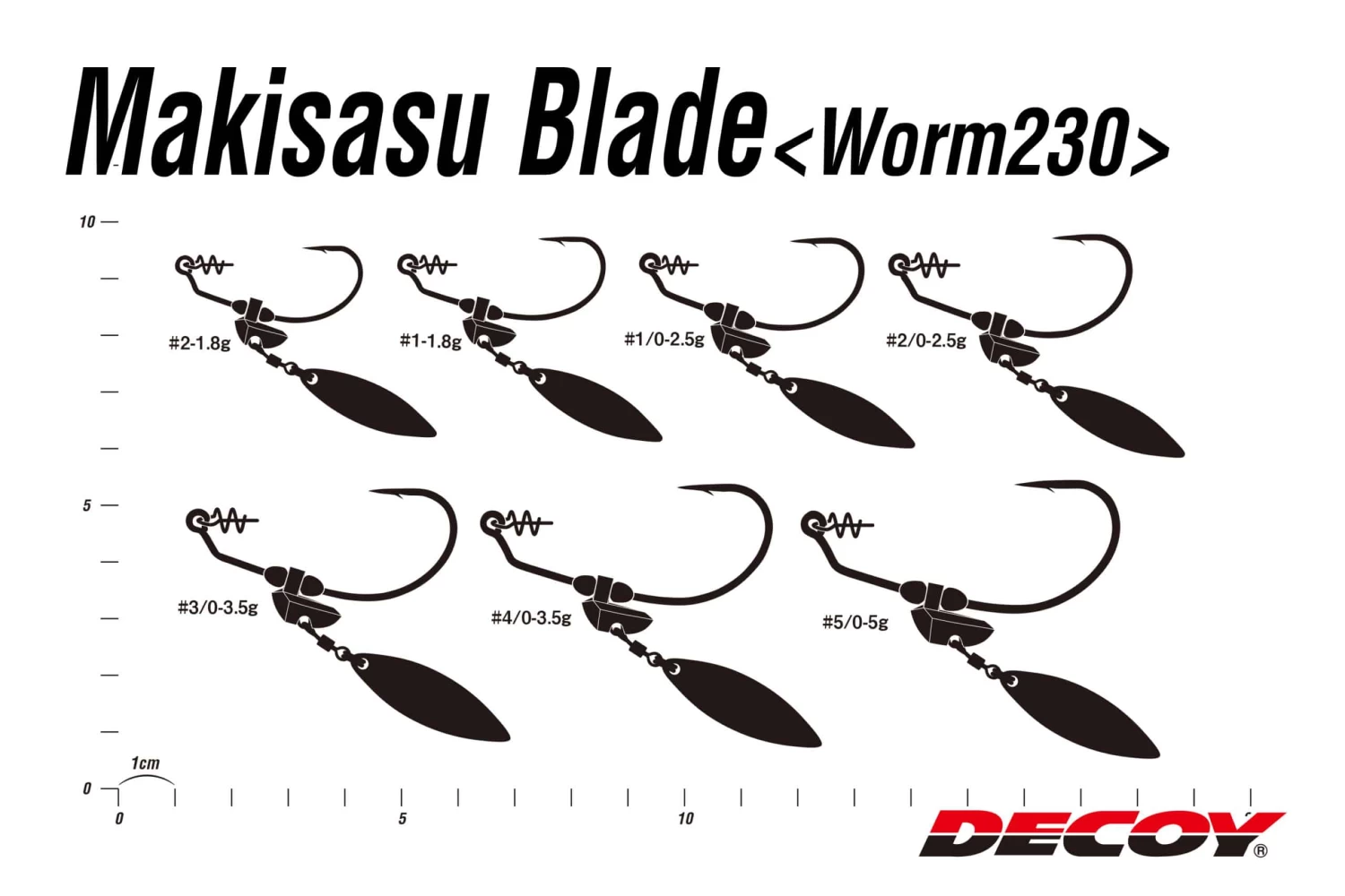 Decoy Makisasu Blade Worm230G - Image 2